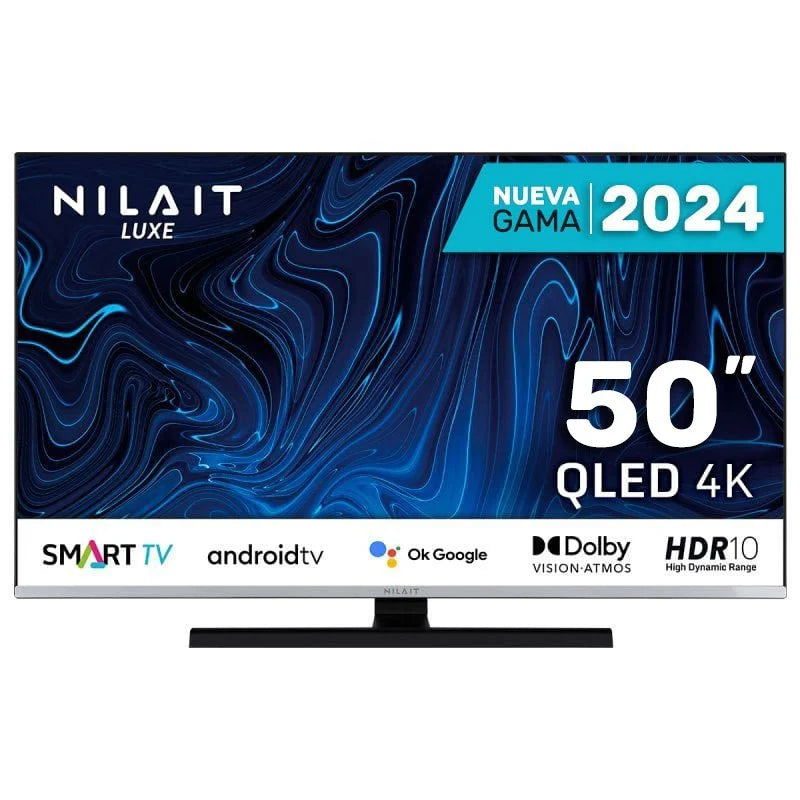 Nilait Luxe 50" QLED 4K Ultra HD Smart TV με HDR10, Dolby Vision & Android TV 11