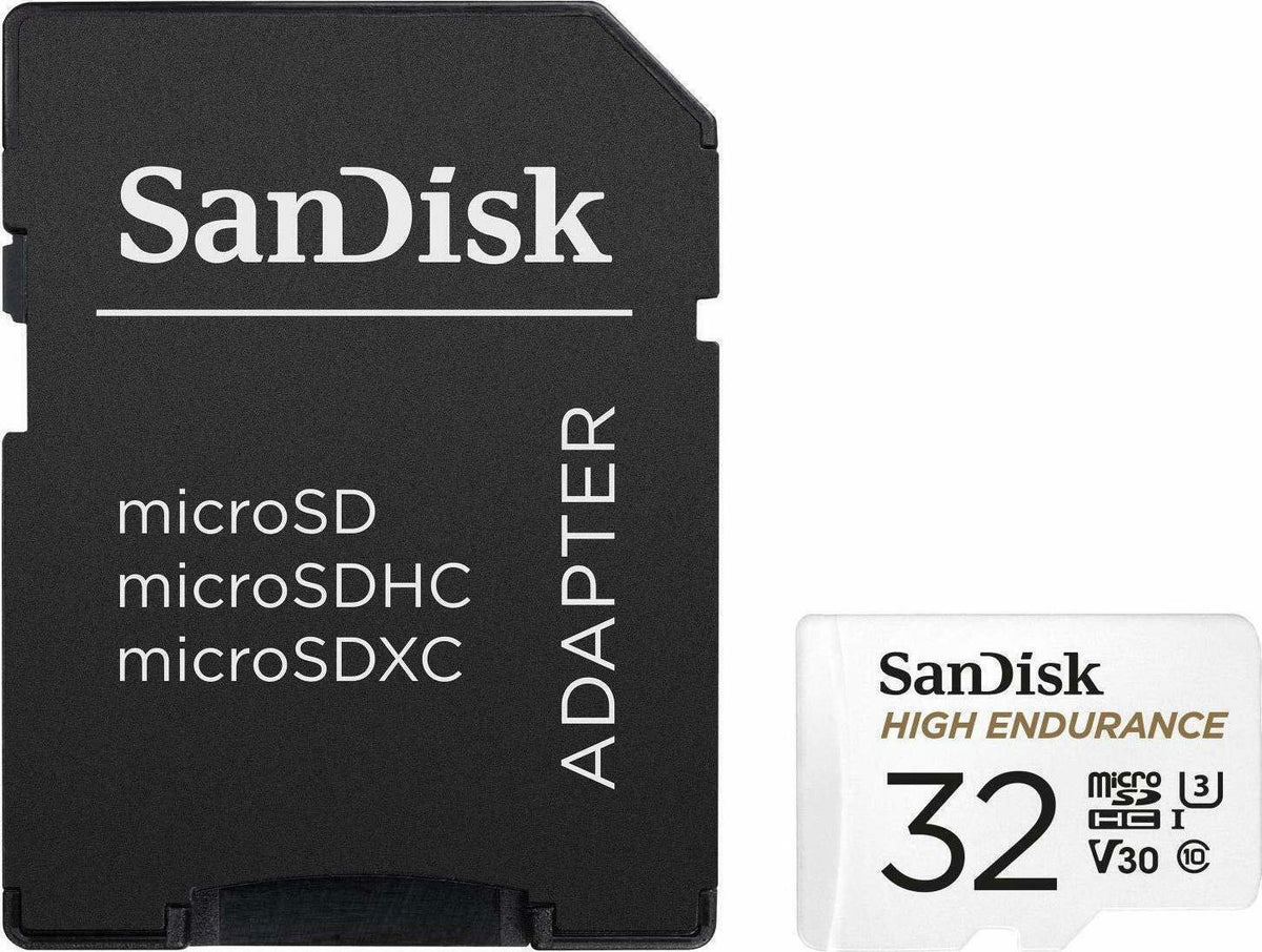 Sandisk High Endurance microSDHC 32GB U3 V30 UHS-I 100MB/s με αντάπτορα