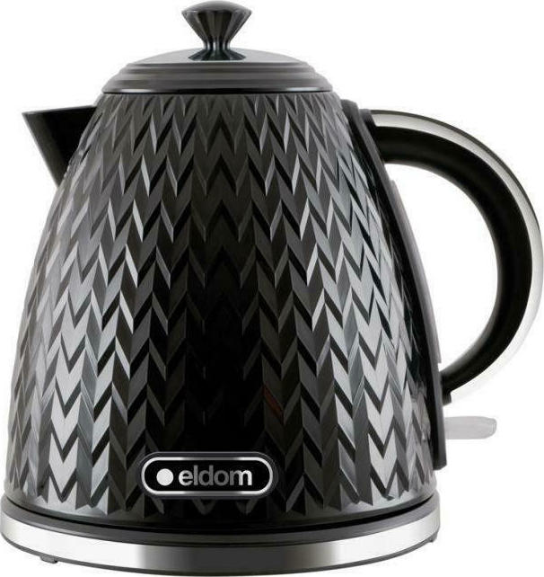 ELDOM NELA kettle, 1.7 l capacity, 2000 W power, black