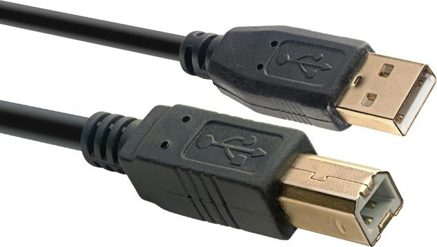 iBox USB 2.0 Cable USB-A male - USB-B male Μαύρο 3m (IKU2D30)