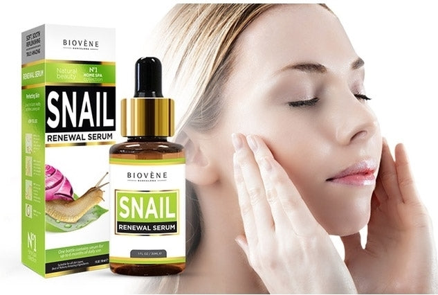 Biovene Smail Renewal Καταπραϋντικό & Αντιγηραντικό Serum Προσώπου με Έκκριμα Σαλιγκαριού & Βιταμίνη C για Αποτοξίνωση & Λάμψη 30ml