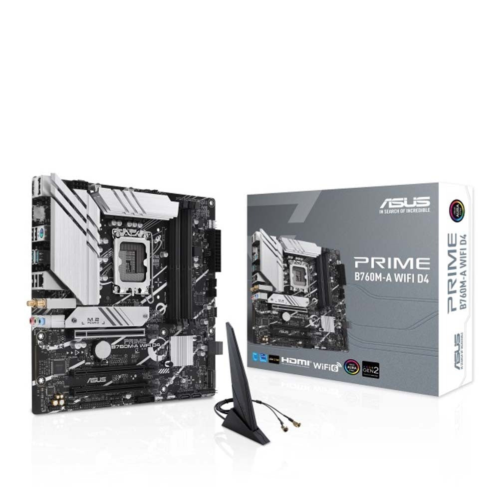 ASUS PRIME B760M-A WIFI D4 Intel B760 LGA 1700 micro ATX