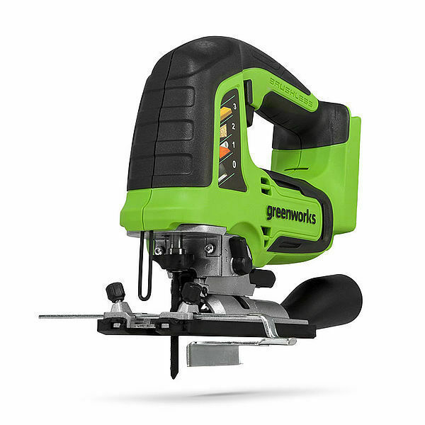 Greenworks Σέγα GD24JS 24V Brushless – Ασύρματη, Επαναφορτιζόμενη, με Ρυθμιζόμενη Ταχύτητα & Κλίση