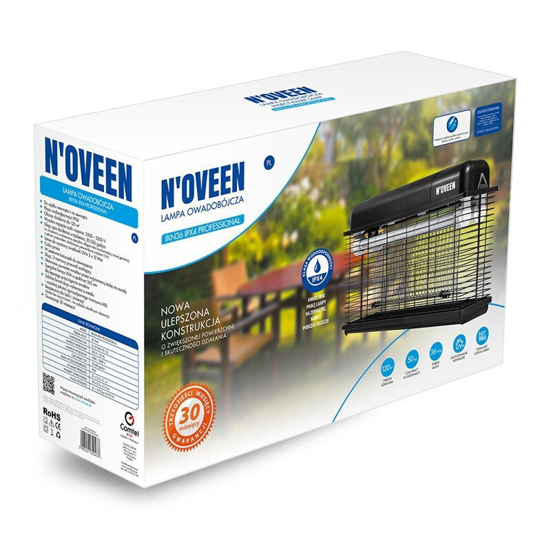 Noveen NOVE-LA-003-52 Ηλεκτρική Εντομοπαγίδα UV 52m²