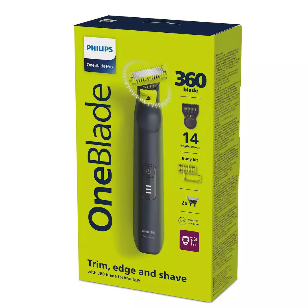 Philips OneBlade Pro 360 QP6542/15 Ξυριστική Μηχανή Σώματος / Προσώπου Επαναφορτιζόμενη