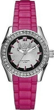 Marc Ecko The Grandee Γυναικείο Ρολόι – 36 mm – Ροζ Λουράκι Σιλικόνης