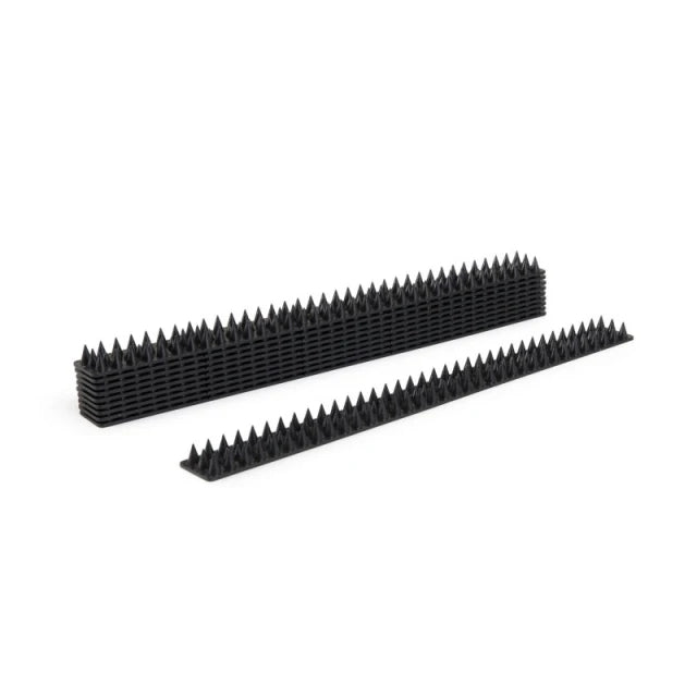 909 Outdoor – Σετ 10 Αντιδράσεις Απωθητικών Ακίδων για Πουλιά & Ζώα, 49×4,8×1,8 cm