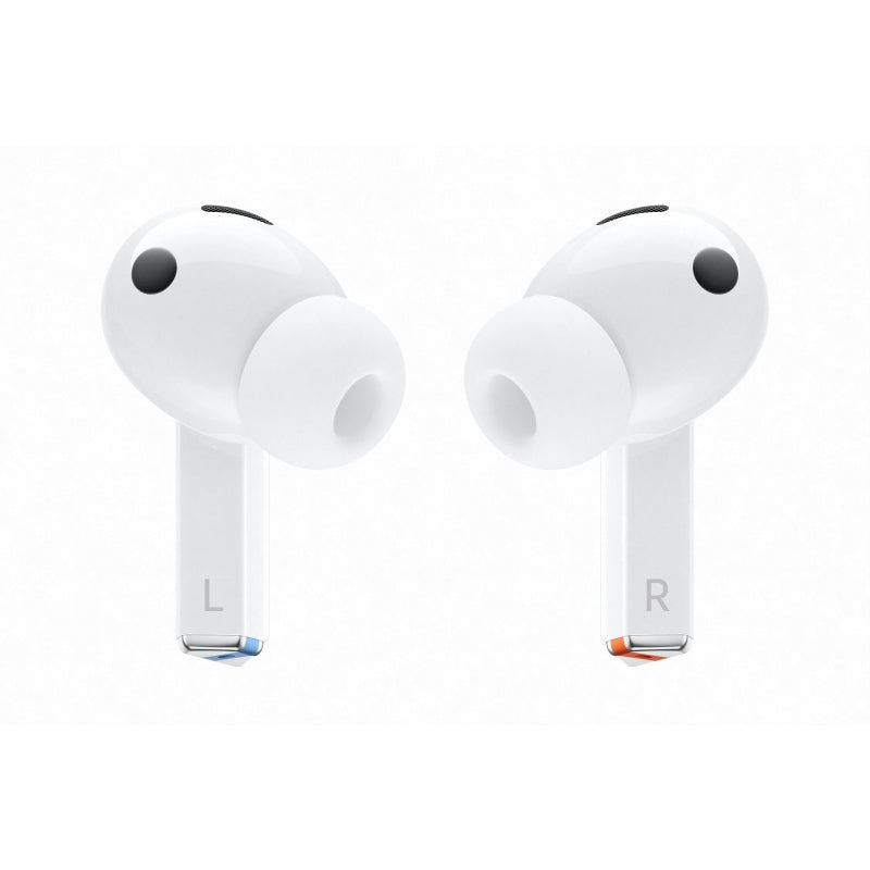 Samsung Galaxy Buds3 Pro Bluetooth Handsfree Ακουστικά με Αντοχή στον Ιδρώτα και Θήκη Φόρτισης Λευκά