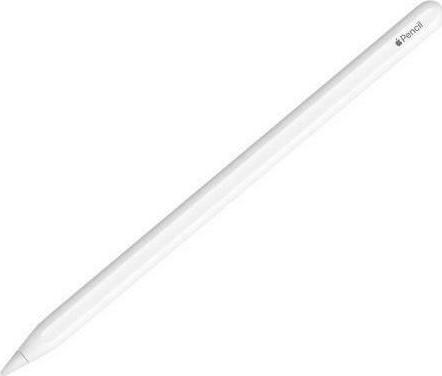 Apple Pencil (2nd Generation) Ψηφιακή Γραφίδα Αφής με Palm Rejection για iPad σε Λευκό χρώμα MU8F2ZM/A
