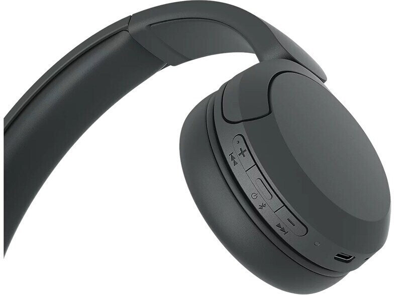 Sony WH-CH520 Ασύρματα Bluetooth On Ear Ακουστικά με 50 ώρες Λειτουργίας και Quick Charge Μαύρα