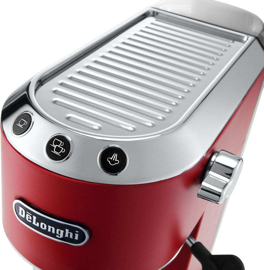 De'Longhi Dedica Pump Μηχανή Espresso 1300W Πίεσης 15bar Κόκκινη EC685.R 0132106139