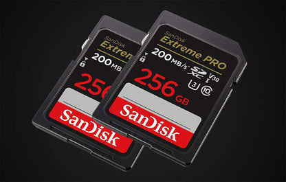 Sandisk Extreme Pro SDXC 256GB U3 V30 UHS-I 200MB/s