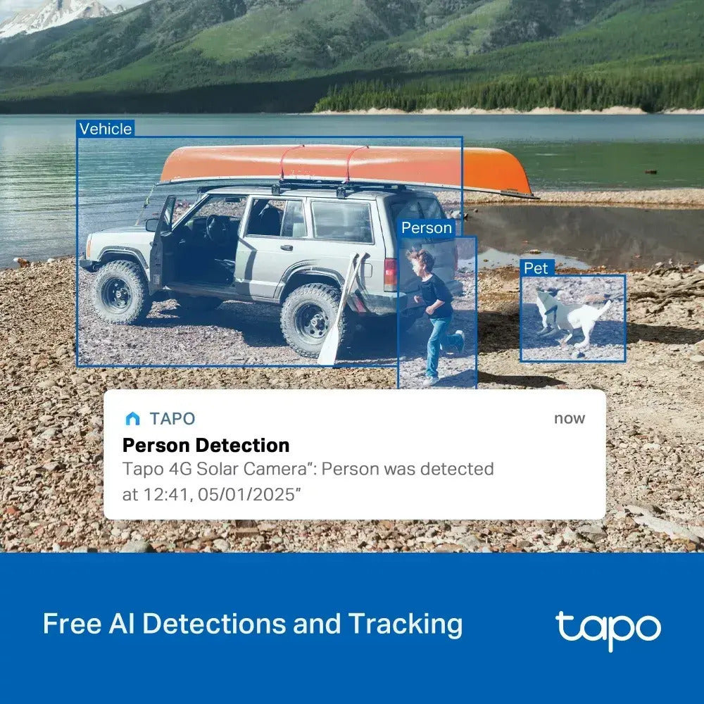 TP-LINK Tapo C615G KIT v1 IP Κάμερα Παρακολούθησης 4G Full HD+ 3MP Αδιάβροχη Μπαταρίας με Αμφίδρομη Επικοινωνία και Φακό 4mm
