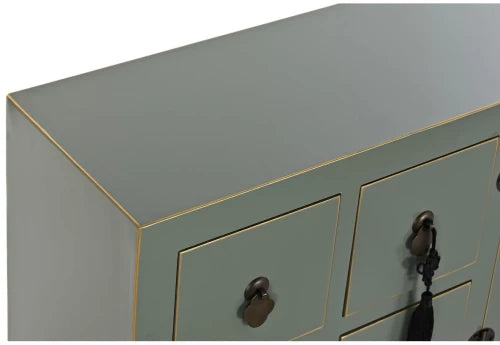 DKD Home Decor TV Unit – 130×26×51 cm, Μεταλλικό & Ξύλο Έλατου / MDF