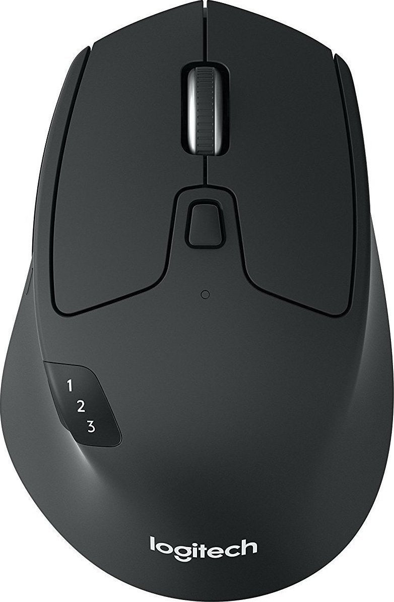 Logitech M720 Triathlon Ασύρματο Bluetooth Ποντίκι Μαύρο