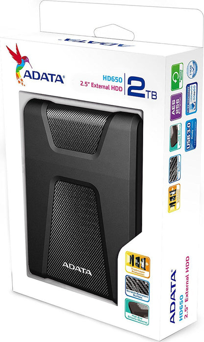 ADATA HD650 external hard drive 2 TB Black