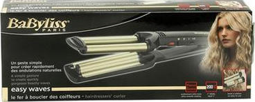 BaByliss C260E  EasyWaves Texturizing iron Warm Black, Silver 70.9" (1.8 m)