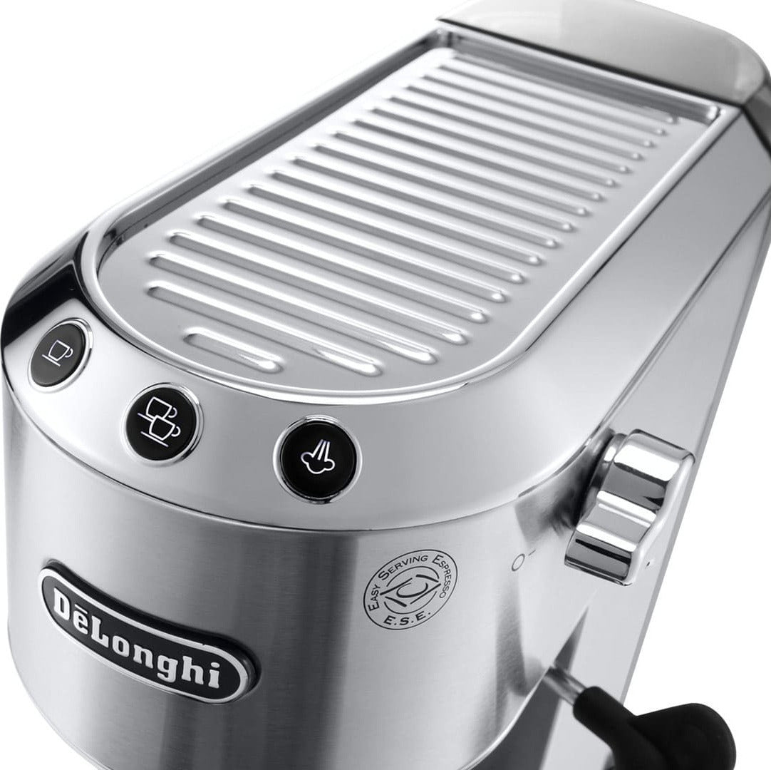 De'Longhi Dedica Pump Μηχανή Espresso 1300W Πίεσης 15bar Ασημί EC685.M 0132106138