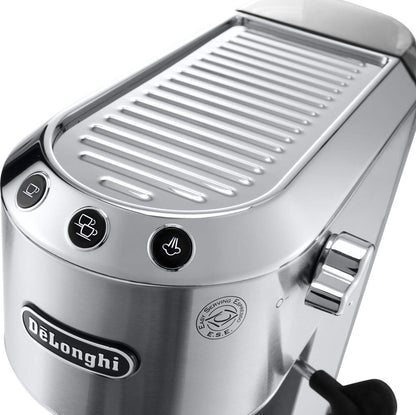 De'Longhi Dedica Pump Μηχανή Espresso 1300W Πίεσης 15bar Ασημί EC685.M 0132106138