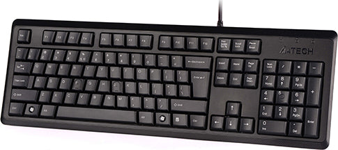 A4Tech KR-92 keyboard Universal USB QWERTY English Black