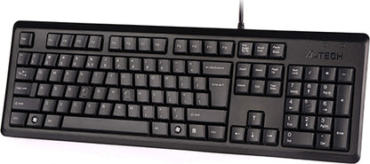 A4Tech KR-92 keyboard Universal USB QWERTY English Black
