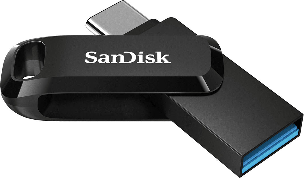 Sandisk Ultra Dual Drive Go 64GB USB 3.1 Stick με σύνδεση USB-A & USB-C Μαύρο