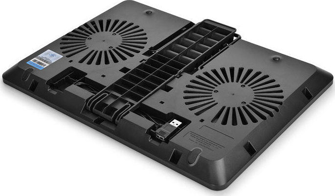 DeepCool U PAL laptop cooling pad 39.6 cm (15.6") 1000 RPM Black