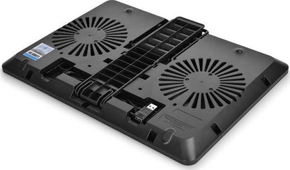 DeepCool U PAL laptop cooling pad 39.6 cm (15.6") 1000 RPM Black