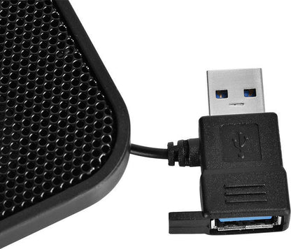 DeepCool U PAL laptop cooling pad 39.6 cm (15.6") 1000 RPM Black