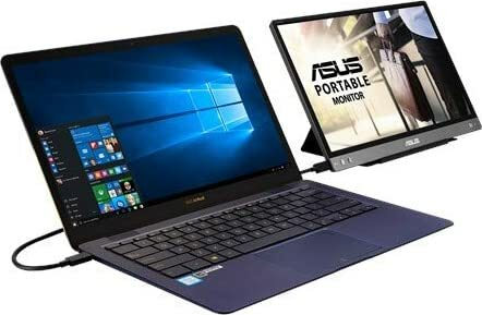 ASUS MB14AC computer monitor 35.6 cm (14") 1920 x 1080 pixels Full HD Grey