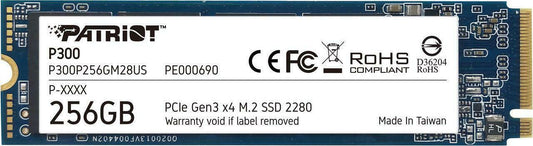 Patriot P300 SSD 256GB τύπου M.2 με σύνδεση PCI Express 3.0 P300P256GM28
