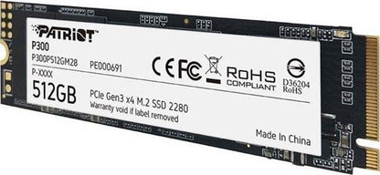 Patriot P300 SSD 256GB τύπου M.2 με σύνδεση PCI Express 3.0 P300P256GM28
