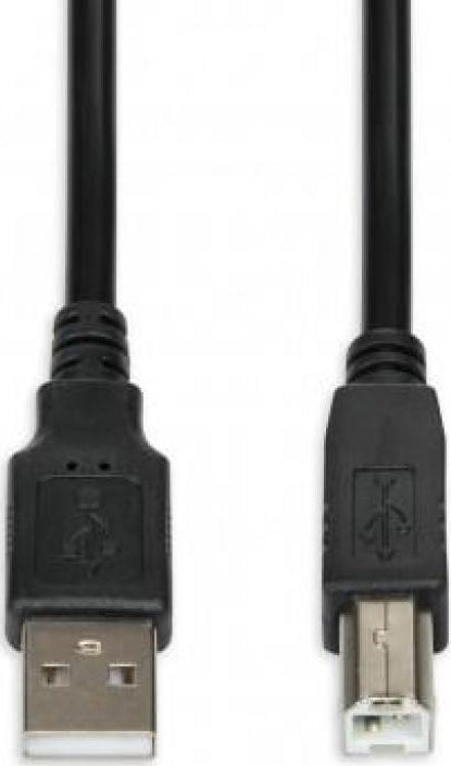 iBox USB 2.0 Cable USB-A male - USB-B male Μαύρο 3m (IKU2D30)
