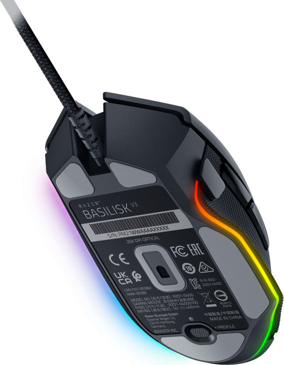Razer Basilisk V3 RGB Gaming Ποντίκι 26000 DPI Μαύρο