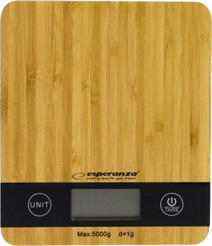 Esperanza EKS005 Electronic kitchen scale Bambus Tabletop Rectangle