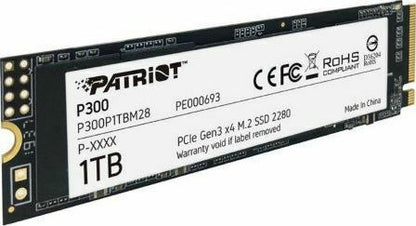 Patriot Memory P300 M.2 1000 GB PCI Express 3.0 NVMe