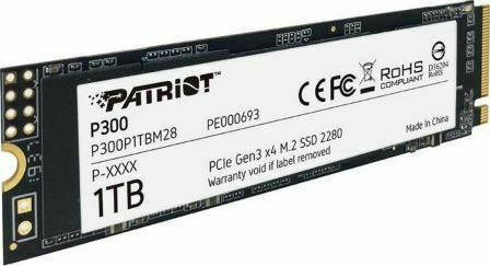 Patriot Memory P300 M.2 1000 GB PCI Express 3.0 NVMe