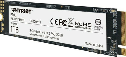 Patriot Memory P300 M.2 1000 GB PCI Express 3.0 NVMe