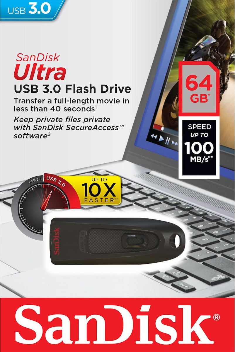 SanDisk Ultra 64GB USB 3.0 flashdrive