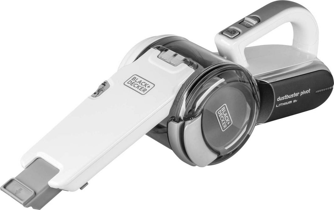 Black & Decker Dustbuster Pivot Επαναφορτιζόμενο Σκουπάκι Χειρός 18V Λευκό
