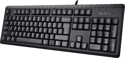 A4Tech KR-92 keyboard Universal USB QWERTY English Black