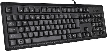 A4Tech KR-92 keyboard Universal USB QWERTY English Black