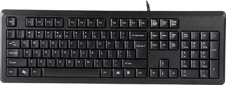 A4Tech KR-92 keyboard Universal USB QWERTY English Black
