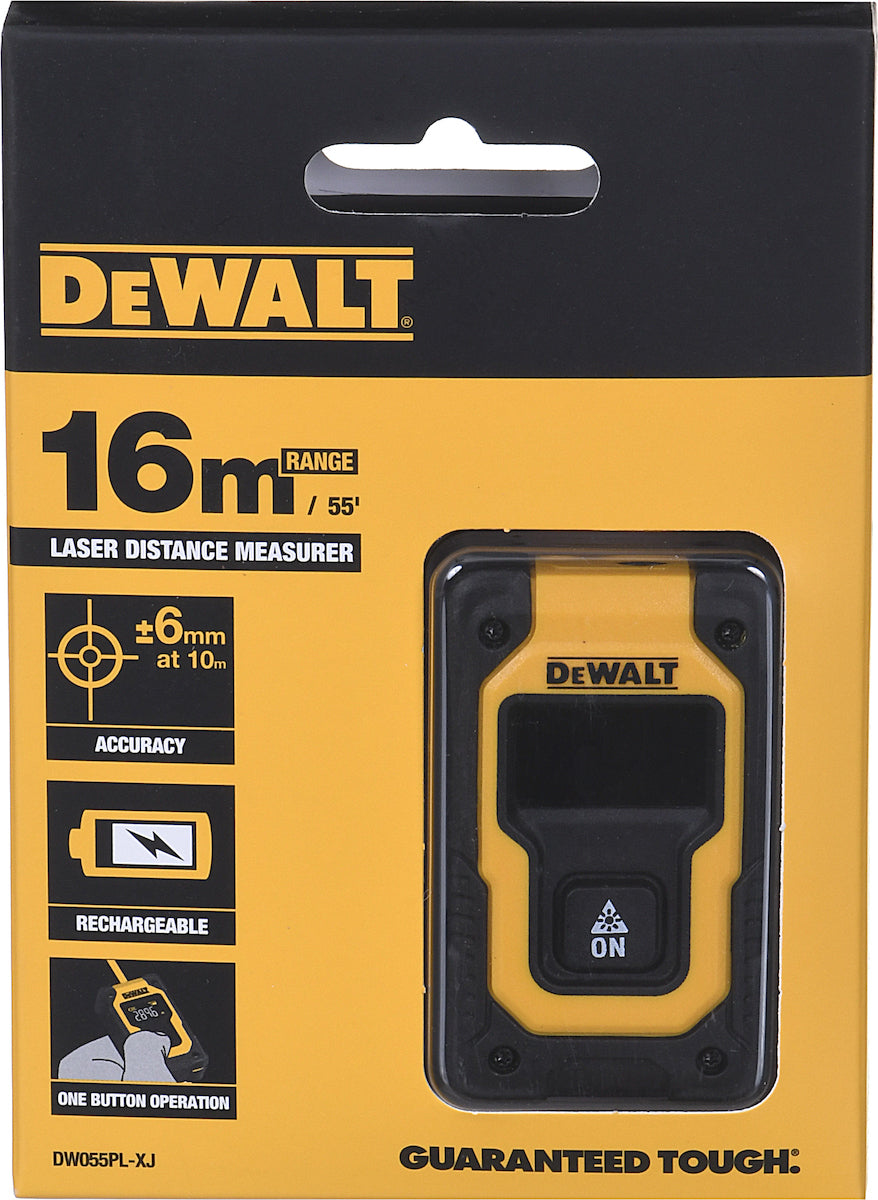DEWALT LASER DISTANCE MEASURER 16M DW055PL-XJ