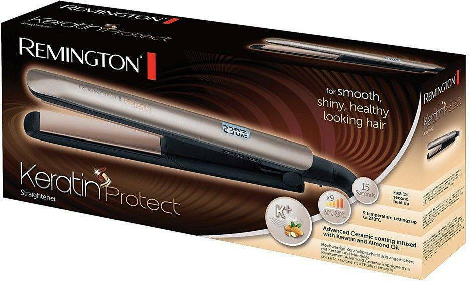 Remington Keratin Protect S8540 Πρέσα Μαλλιών με Κεραμικές Πλάκες
