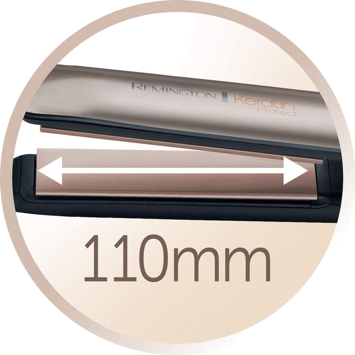 Remington Keratin Protect S8540 Πρέσα Μαλλιών με Κεραμικές Πλάκες