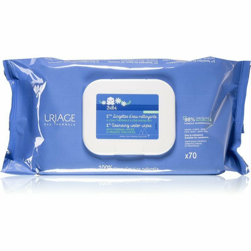 Uriage Bébé Μωρομάντηλα 70τμχ