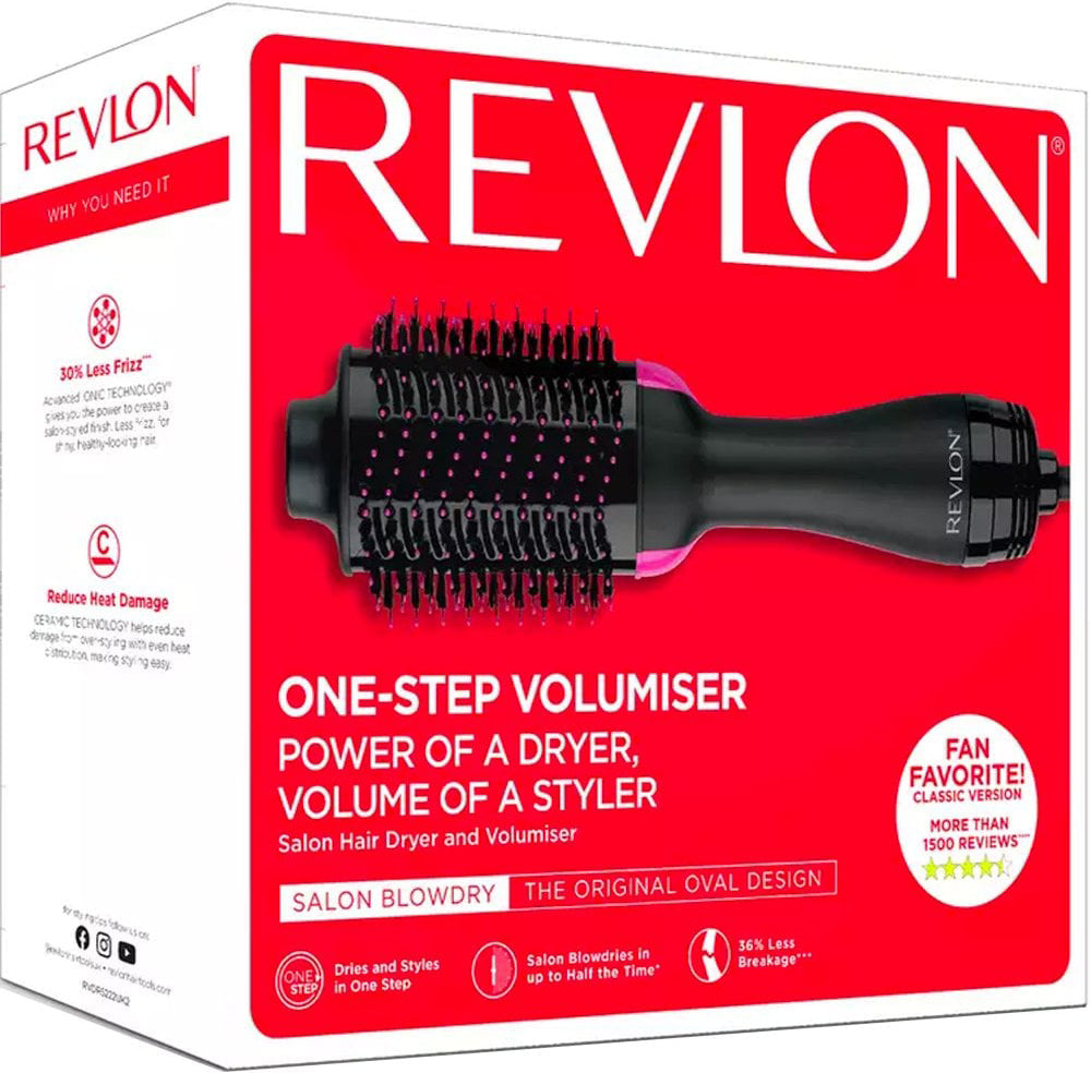 Revlon Ηλεκτρική Βούρτσα One-Step Volumiser με Αέρα για Ίσιωμα και Μπούκλες 1100W