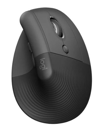 Logitech Lift Ασύρματο Εργονομικό Vertical Ποντίκι Μαύρο