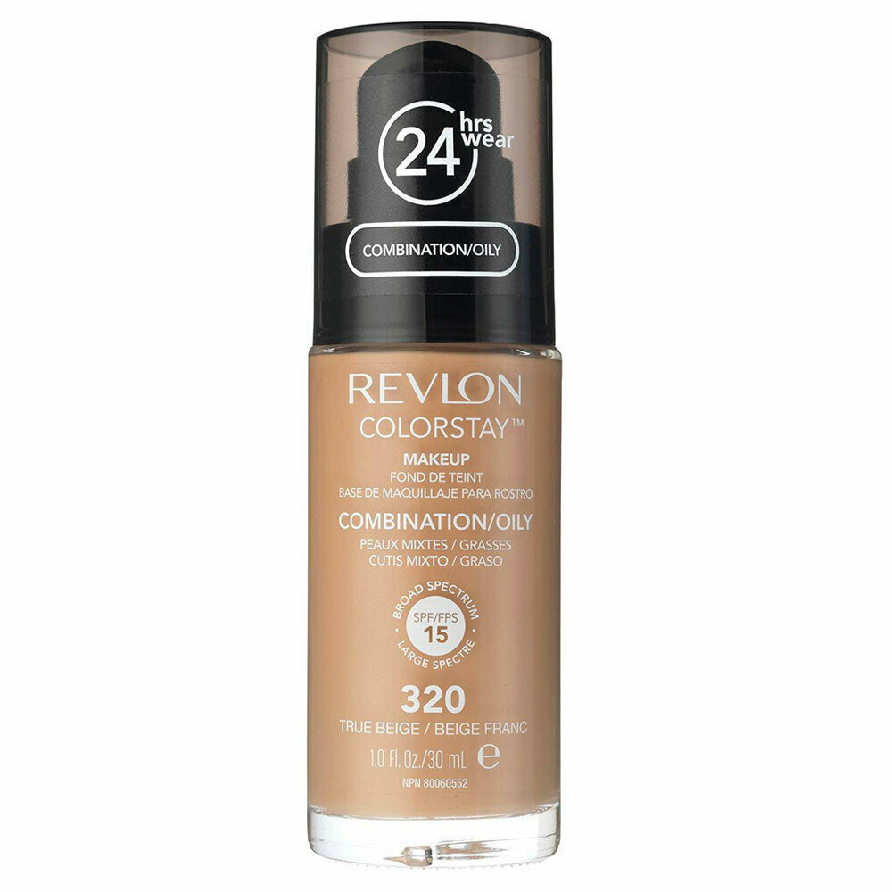 Revlon ColorStay Longwear Makeup – Combination/Oily Skin, 320 True Beige 30 ml